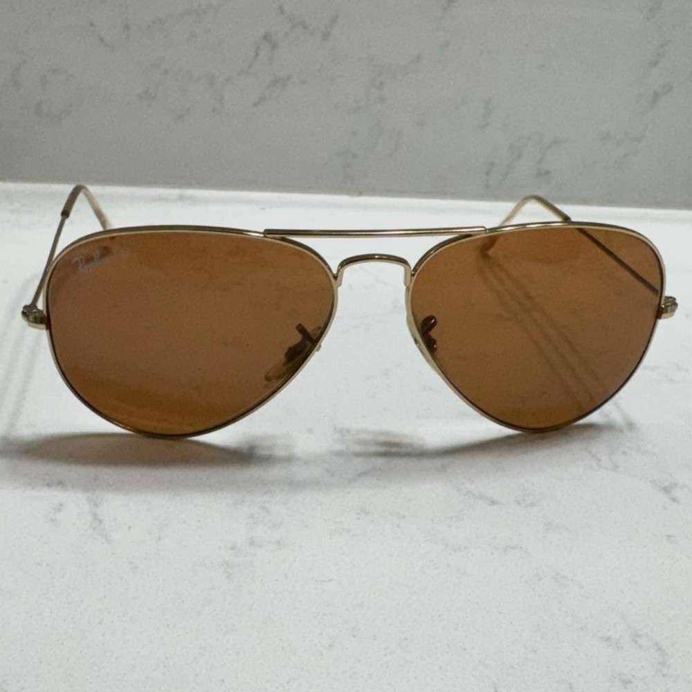 Ray-Ban aviator brown “LA” with case - Picture 4 of 4